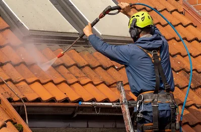 Démoussage et hydrofuge de toiture à Hannocourt